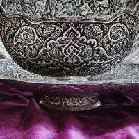 مجموعه مسی قلم دست طرح نقره