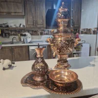 سه دست دکوری جنس مس و برنز