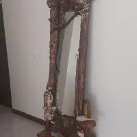 آینه چوبی  دست ساز دکوراتیو