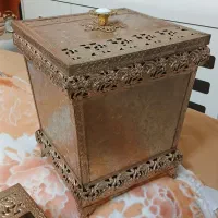 ست جا دستمال کاغذی و سطل