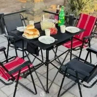 ست میز و صندلی تاشو کمجا قابل حمل
