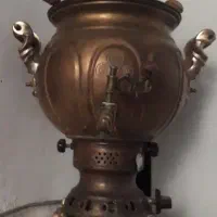سماور برنجی سالم وتمیز