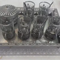 سرویس چایخوری و میوه خوری سیلور