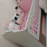 تخت ثابت ومتحرک و کمد نوزاد تا۸سال
