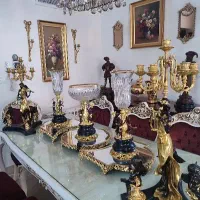 تولیدبرنزطرح اروپای ساعت شمعدان رانردیوارکوب آباژو