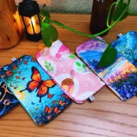 کیف پول کتابی مخمل