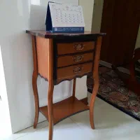 میزتلفن چوبی واستند گلدان