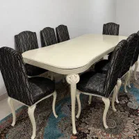 میز ناهارخوری ۸ نفره شیک و تمیز