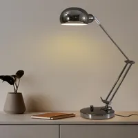 چراغ رومیزی ایکیا IKEA رنگ طلایی مات و مشکی|چراغ خواب و آباژور|تهران, پاسداران|دیوار
