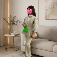 کت شلوار دخترانه مجلسی و کفش مجلسی