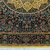 قالیچه تمام ابریشم (ضرع و نیم )