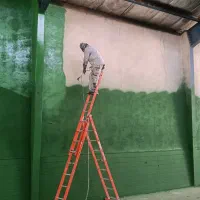 رنگ آمیزی نمای ساختمان/سوله /سقف با ایرلس