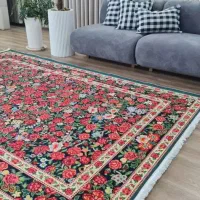 فرشینه طرح گل بهاری  ۶ متری کد u120|فرش|رشت, سعدی (تختی)|دیوار
