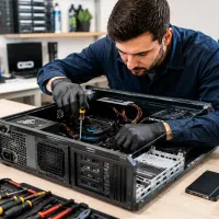 نصب ویندوز اورجینال در محل تعمیر کامپیوتر و لپ‌تاپ