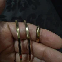 النگو آیینه ای و حلقه ست