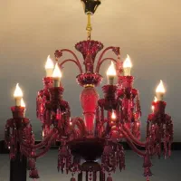 یک جفت لوستر  12 شاخه همراه با دوعدد دیوار کوب