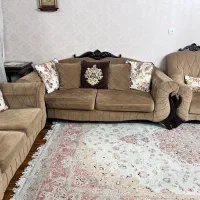 مبل راحتی هفت نفره و ناهارخوری شش نفره