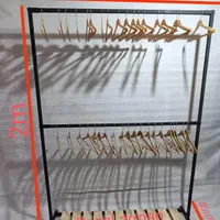 رگال لباس فلزی چوب لباسی