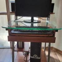 میز کامپیوتر MDF و فلز