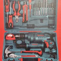 پک کامل دریل چکشی ابزار دستی ست مته رونیکس (راینو)