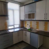 کابینت MDF.هود بیکمث و سینک استیل دو لنگه