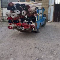 راننده با نیسان برای قالیشویی