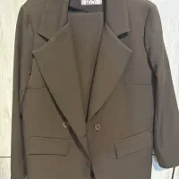 کت و شلوار قهوه ایی زنانه
