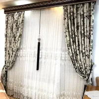 پرده پذیرایی به همراه والان و کلیه متعلقات