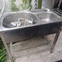 سینک پایه دار استیا باچهارپایه استیل