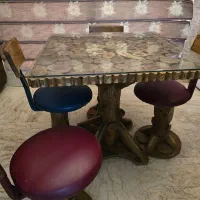 میز ۴ نفره چوبی