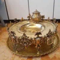 uds کاستوم منقلhfy ذغالی  برنجی fr سماور  jfasc