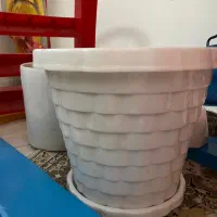 گلدان پلاستیکی و سرامیکی
