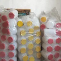 تعداد ۶۰ عدد دبه پلاستکی بادوام تازه مواد