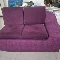 فروش مبل راحتی ۶ نفره  و یک کاناپه بزرگ