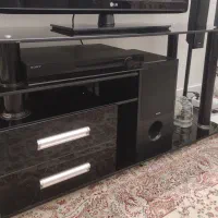 میز تلویزیون شیشه ای