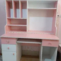 میز تحریر MDF کتابخانه‌دار سالم