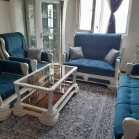 مبل راحتی وبوفه