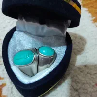 انگشتر فیروزه بدون رگه، زنده