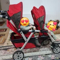 کالسکه دوقلو تاشو