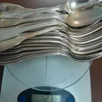 قاشق و چنگال نقره خارجی