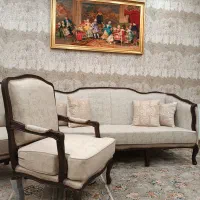 مبل و ناهارخوری کلاسیک فرانسوی تمام چوب نو نو