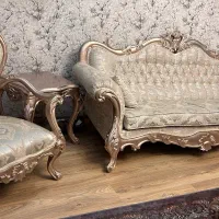 مبل سلطنتی به همراه میز نهارخوری