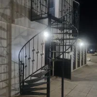 پله گردان پله و نرده فلزی گردان