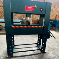 پرس هیدرولیکی ۱۰۰ تن دهنه ۱۲۰ دستی