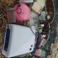 لوازم کاشت ناخن نو کلا یک ماه استفاده شده