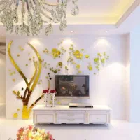 استیکر دیواری آینه ای