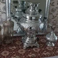 سماور قلم کاری سرباز های هخامنش