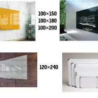 تخته وایت برد شیشه ای گلسبرد180در150دیاموند100