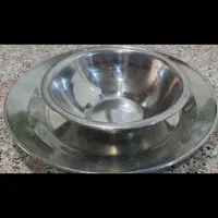 بشقاب وکاسه استیل
