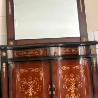 آیینه کنسول معرق دو درب